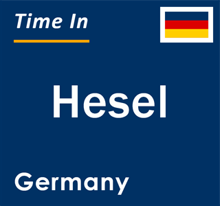 Current local time in Hesel, Germany