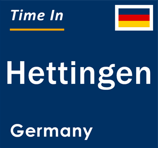 Current local time in Hettingen, Germany