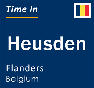 Current local time in Heusden, Flanders, Belgium