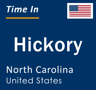 Current local time in Hickory, North Carolina, United States