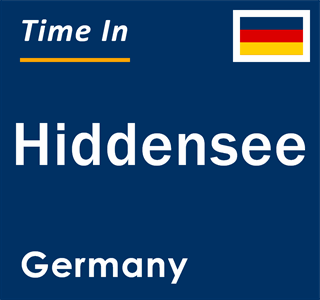 Current local time in Hiddensee, Germany