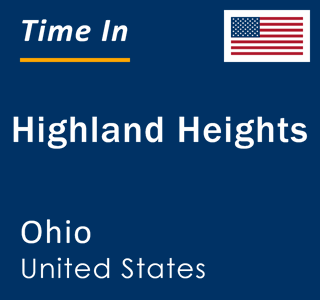 Current local time in Highland Heights, Ohio, United States