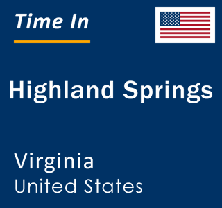 Current local time in Highland Springs, Virginia, United States