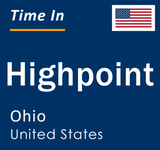 Current local time in Highpoint, Ohio, United States