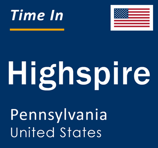 Current local time in Highspire, Pennsylvania, United States