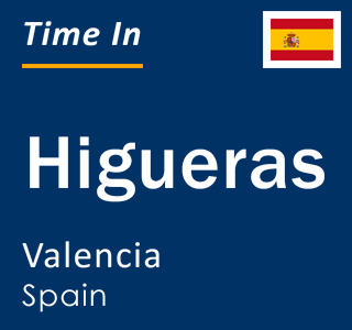 Current local time in Higueras, Valencia, Spain