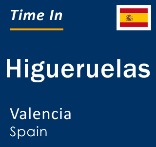 Current local time in Higueruelas, Valencia, Spain