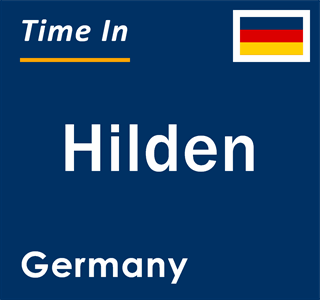 Current local time in Hilden, Germany