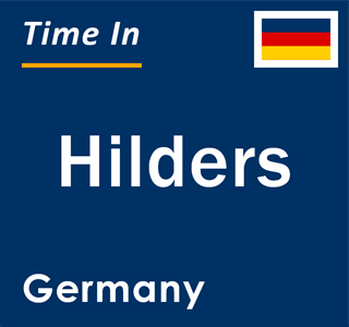 Current local time in Hilders, Germany