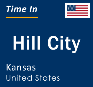 Current local time in Hill City, Kansas, United States