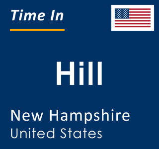 Current local time in Hill, New Hampshire, United States