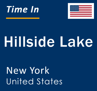 Current local time in Hillside Lake, New York, United States