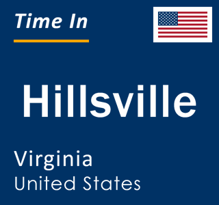 Current local time in Hillsville, Virginia, United States