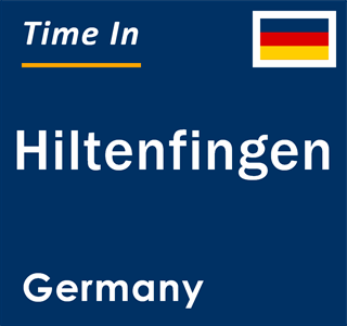 Current local time in Hiltenfingen, Germany