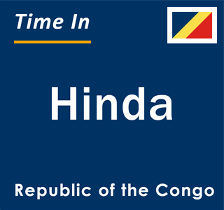 Current local time in Hinda, Republic of the Congo