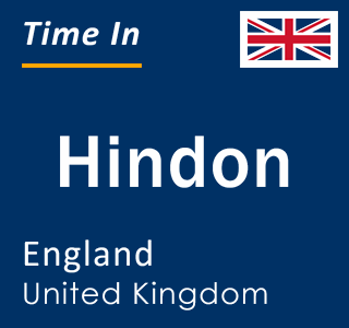 Current local time in Hindon, England, United Kingdom