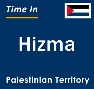 Current local time in Hizma, Palestinian Territory