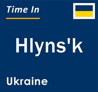 Current local time in Hlyns'k, Ukraine