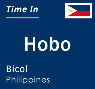 Current local time in Hobo, Bicol, Philippines