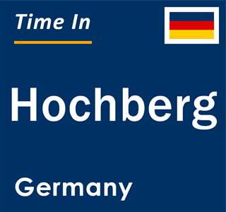 Current local time in Hochberg, Germany