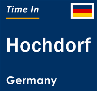 Current local time in Hochdorf, Germany