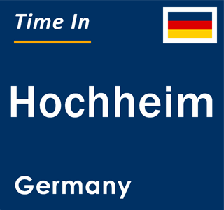 Current local time in Hochheim, Germany