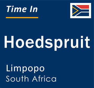 Current local time in Hoedspruit, Limpopo, South Africa