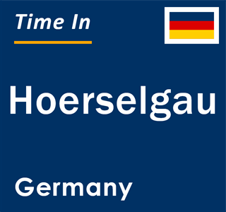 Current local time in Hoerselgau, Germany