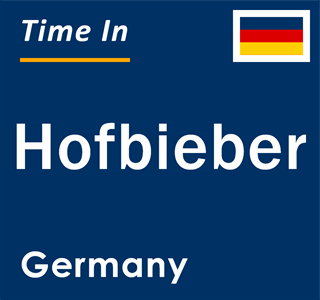 Current local time in Hofbieber, Germany