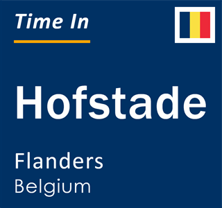 Current local time in Hofstade, Flanders, Belgium