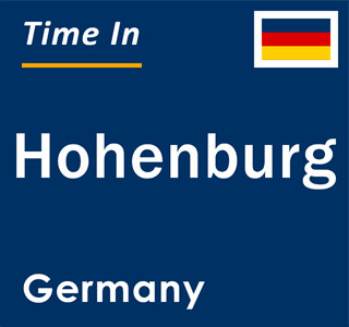 Current local time in Hohenburg, Germany