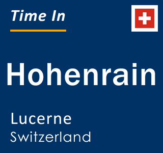 Current local time in Hohenrain, Lucerne, Switzerland