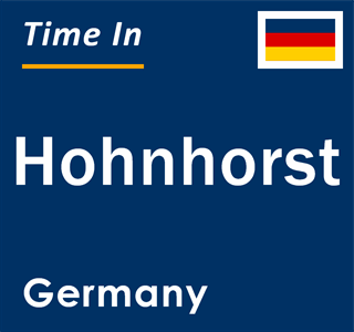 Current local time in Hohnhorst, Germany