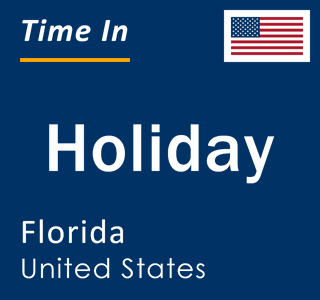 Current local time in Holiday, Florida, United States