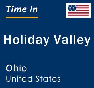 Current local time in Holiday Valley, Ohio, United States