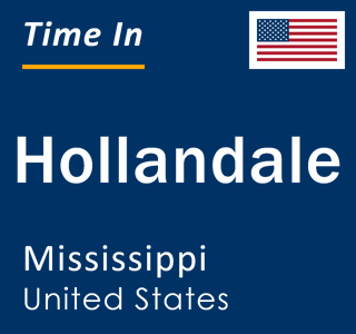 Current local time in Hollandale, Mississippi, United States