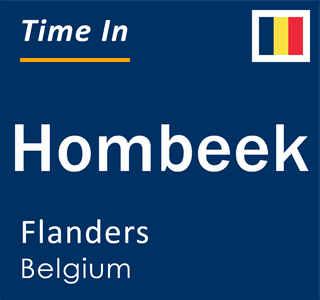 Current local time in Hombeek, Flanders, Belgium