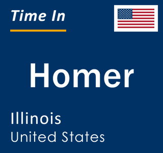 Current local time in Homer, Illinois, United States