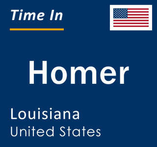 Current local time in Homer, Louisiana, United States
