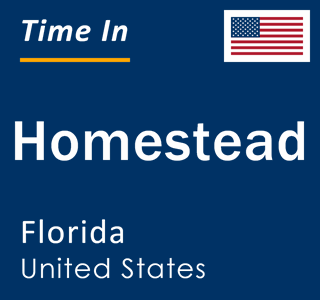 Current local time in Homestead, Florida, United States