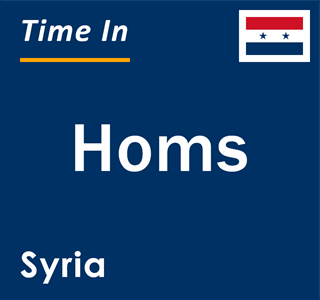 Current time in Homs, Syria