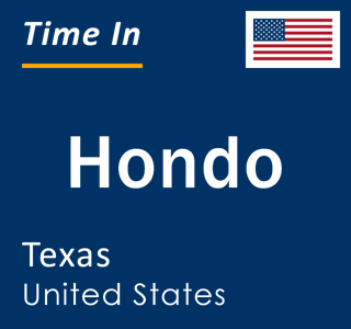 Current local time in Hondo, Texas, United States