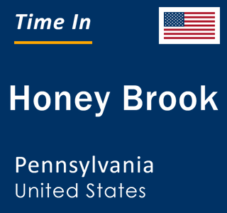 Current local time in Honey Brook, Pennsylvania, United States
