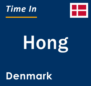 Current local time in Hong, Denmark