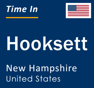 Current local time in Hooksett, New Hampshire, United States