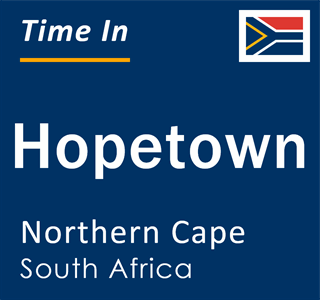 Current local time in Hopetown, Northern Cape, South Africa