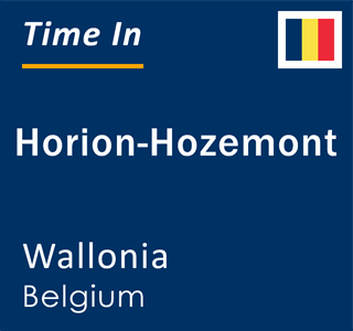 Current local time in Horion-Hozemont, Wallonia, Belgium