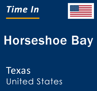 Current local time in Horseshoe Bay, Texas, United States