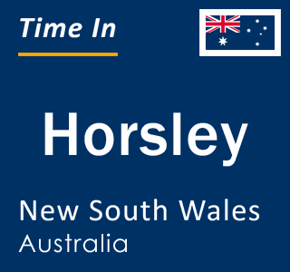 Current local time in Horsley, New South Wales, Australia