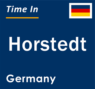 Current local time in Horstedt, Germany